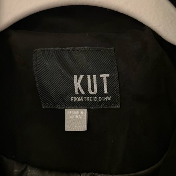 Kut From The Kloth Eveline Moto Jacket Black Size L - Picture 6 of 9